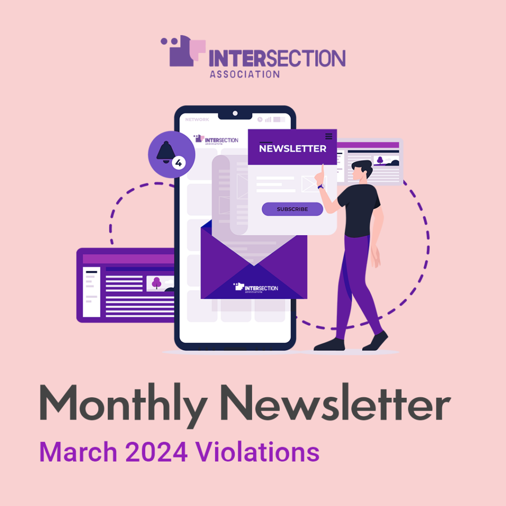 Monthly Newsletter March 2024 Violations