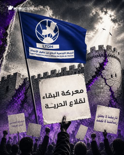الرابطة التونسية للدفاع عن حقوق الإنسان في مواجهة التجميد: معركة البقاء لقلاع الحرية